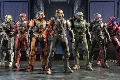 Algunas de las combinaciones posibles de armadura para el Halo Infinite