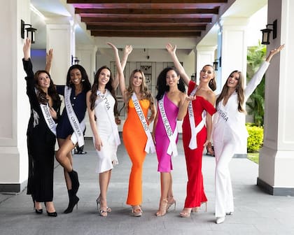 Algunas de las concursantes del Miss Universo 2023
