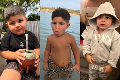 Algunas de las divertidas fotos que compartió Enzo Fernández de Benjamín
