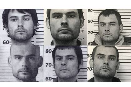 Algunas de las fotografías del expediente policial de Jesse Thistle