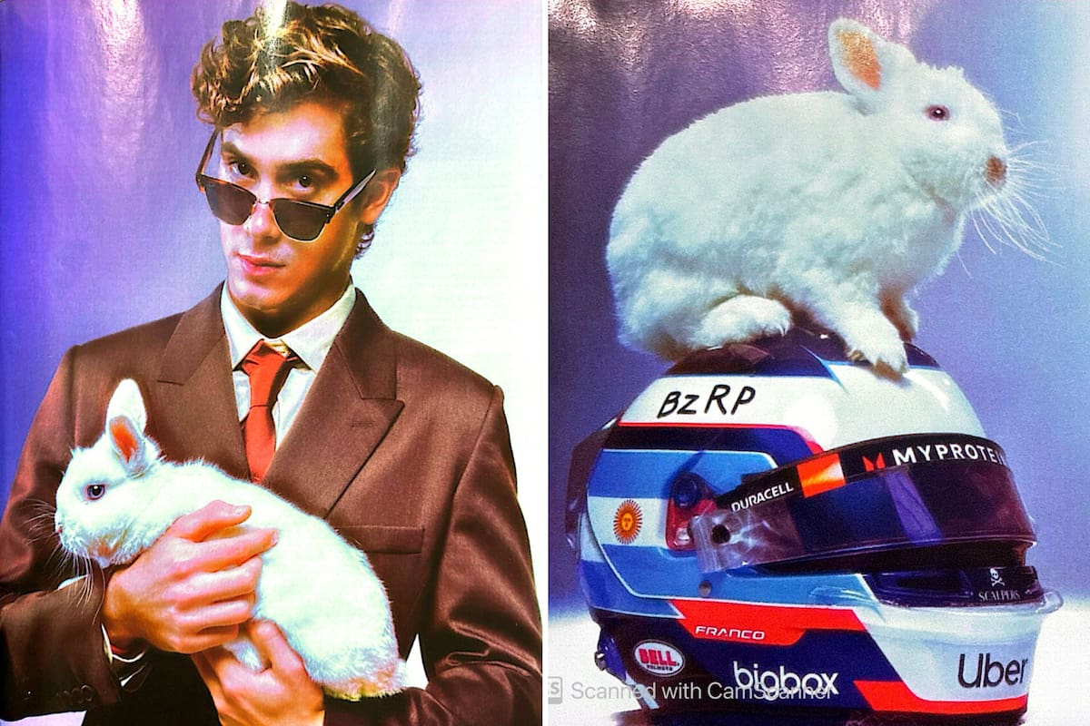 Algunas de las fotos de Colapinto para la revista española GQ. Foto: X