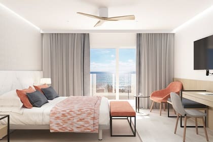 Algunas de las habitaciones cuentan con una espectacular vista al mar