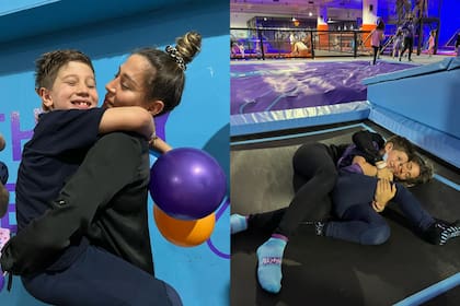 Algunas de las imágenes que publicó Jimena Barón
