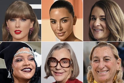 Algunas de las mujeres que fueron elegidas como las más ricas del mundo.