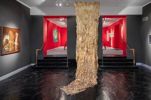 Algunas de las obras seleccionadas para la 40° edición de esta bienal se exponen en el Museo de Arte Decorativo