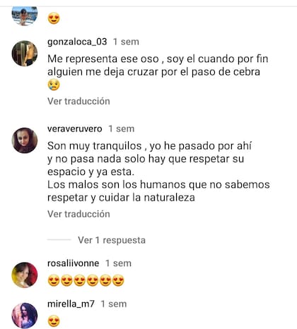 Algunas de las reacciones por parte de los usuarios en Instagram