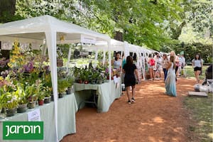 Algunas de los stands que estuvieron presentes durante la sexta edición de la feria en el Botánico de la Ciudad de Buenos Aires.