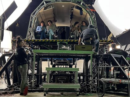 Algunas escenas se grabaron en un estudio.