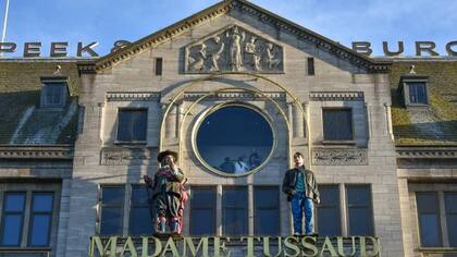 Algunas estatuas se quemaron tras bombas que cayeron durante la Segunda Guerra Mundial