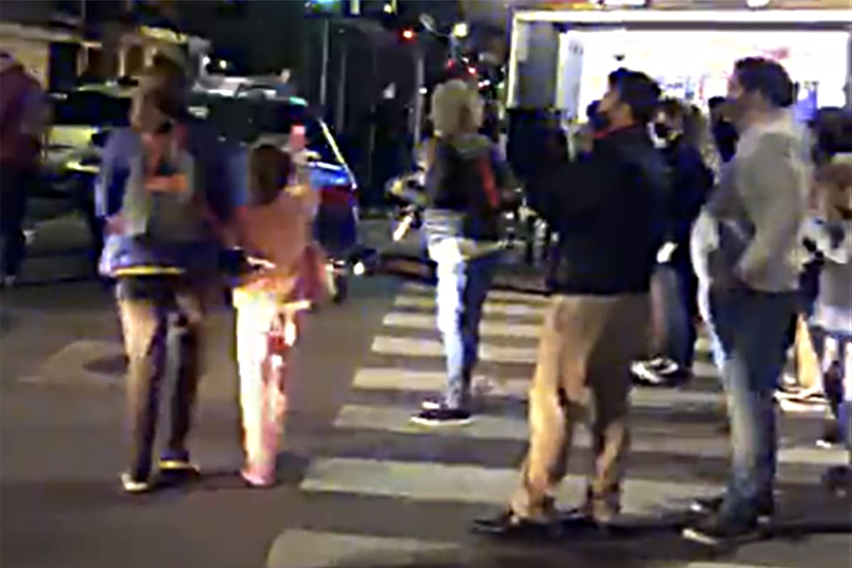 Algunas imágenes de la protesta que se realizó en rechazo a las medidas anunciadas por Alberto Fernández