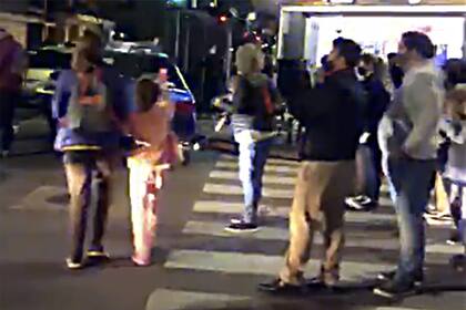 Algunas imágenes de la protesta que se realizó en rechazo a las medidas anunciadas por Alberto Fernández