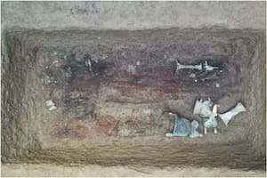 Algunas tumbas contenían en su interior obsequios ornamentados