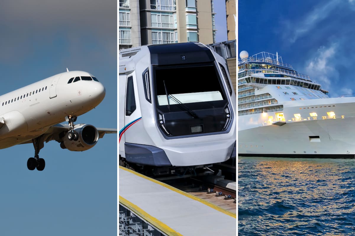 Algunos aeropuertos decidieron cerrar sus operaciones, mientras que los cruceros cambiaron sus destinos; los trenes son el transporte más afectado por la llegada del huracán Milton