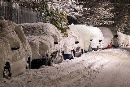 Algunos autos podrían quedar varados durante el invierno