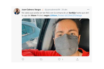 Algunos celebraron el nuevo "barbijo del Conicet" negro