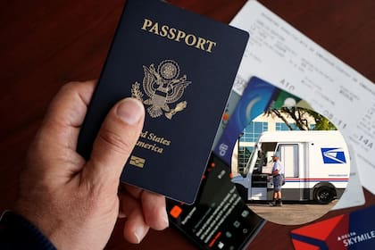 Algunos ciudadanos estadounidenses pueden renovar sus pasaportes por correo postal o en línea (Pexels/DΛVΞ GΛRCIΛ) (Facebook/US Postal Service)