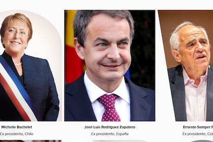 Algunos de los firmantes