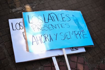 Algunos de los carteles que portaron los manifestantes