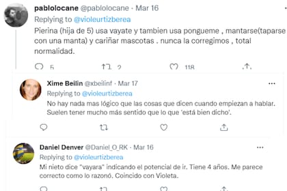 Algunos de los comentarios en Twitter de quienes estaban a favor de Lila