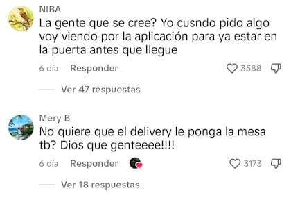 Algunos de los comentarios por parte de los usuarios en la publicación que se volvió viral