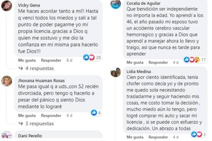 Algunos de los comentarios que hicieron en la publicación