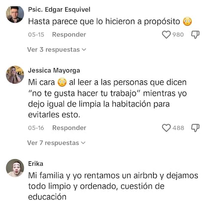 Algunos de los comentarios que los usuarios dejaron en la publicación