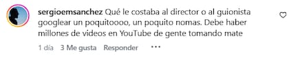 Algunos de los comentarios que se viralizaron (Foto: Captura Instagram)