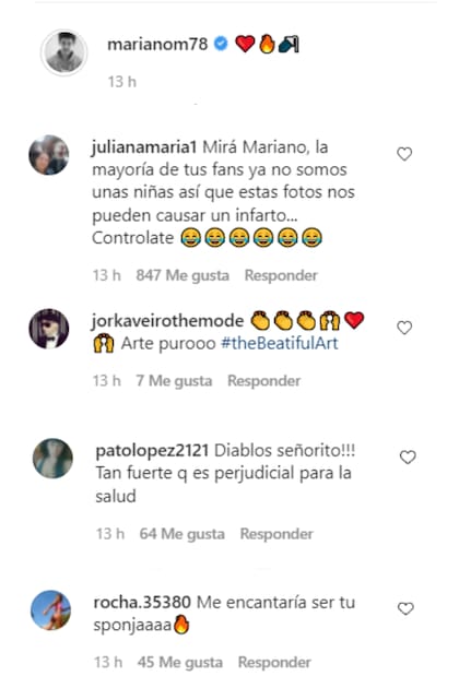 Algunos de los comentarios que tuvo el posteo