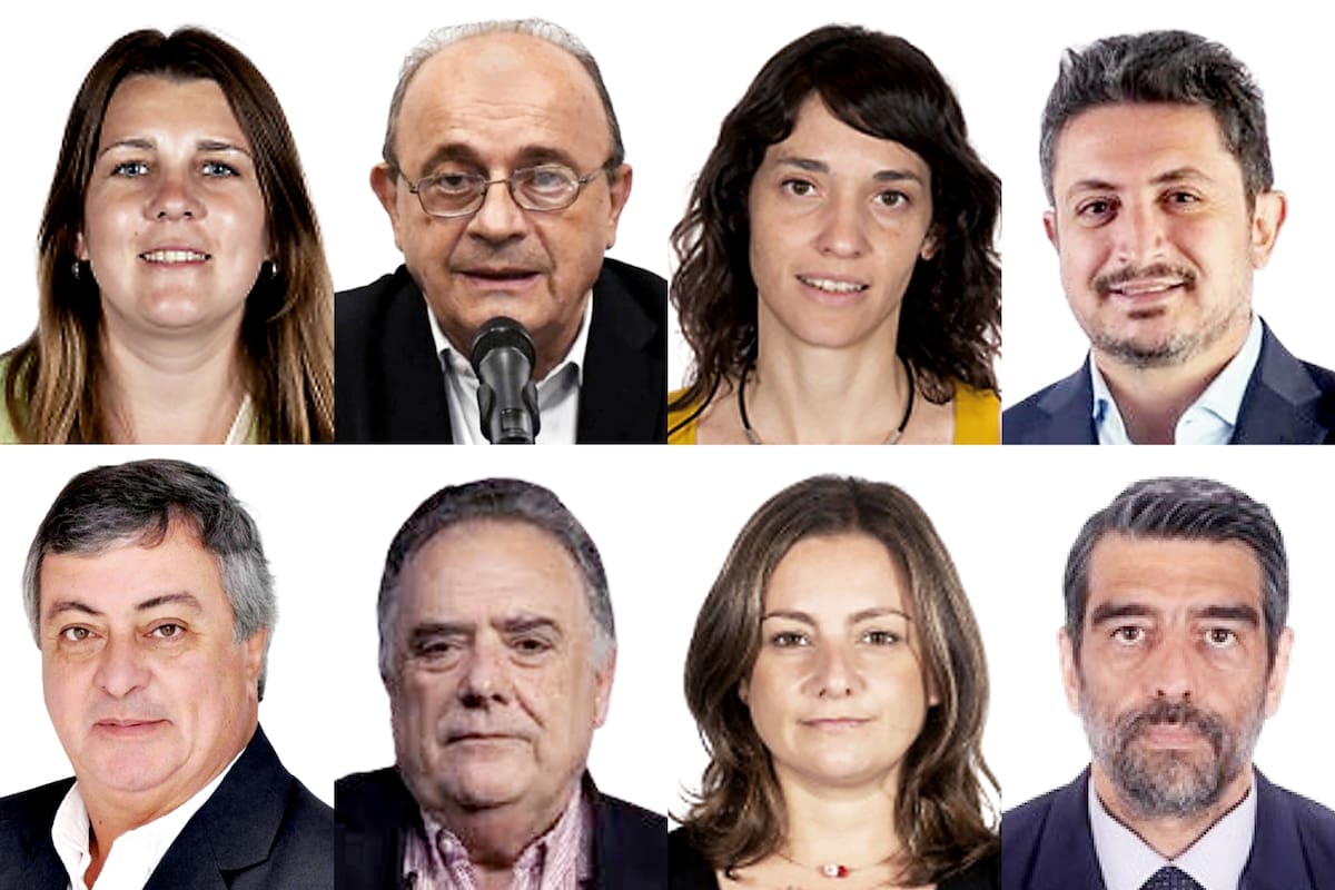 Algunos de los diputados que aprobaron el dictamen contra los jueces de la Corte Suprema