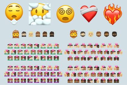 Algunos de los emojis que estarán disponibles en 2021
