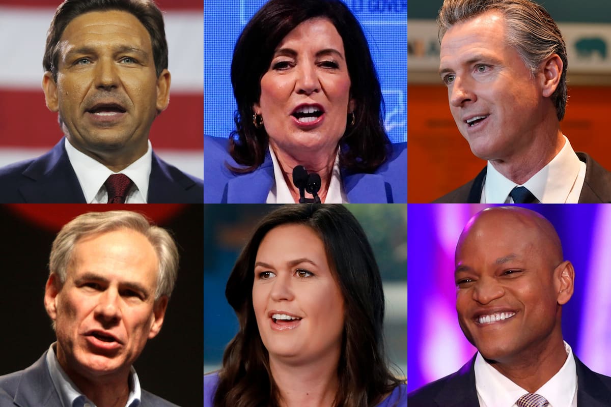 Algunos de los gobernadores electos en Estados Unidos