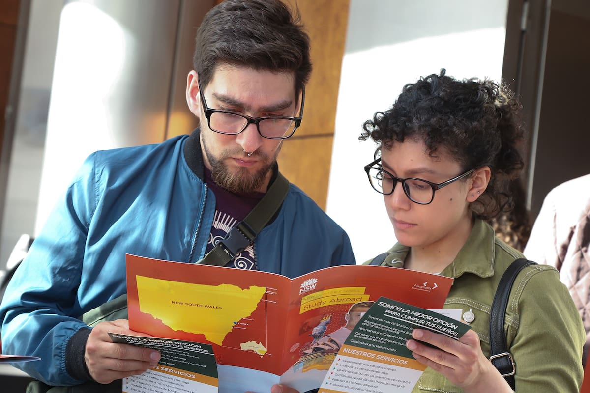 Algunos de los interesados que concurrieron a la edición 2025 de Australia Educa