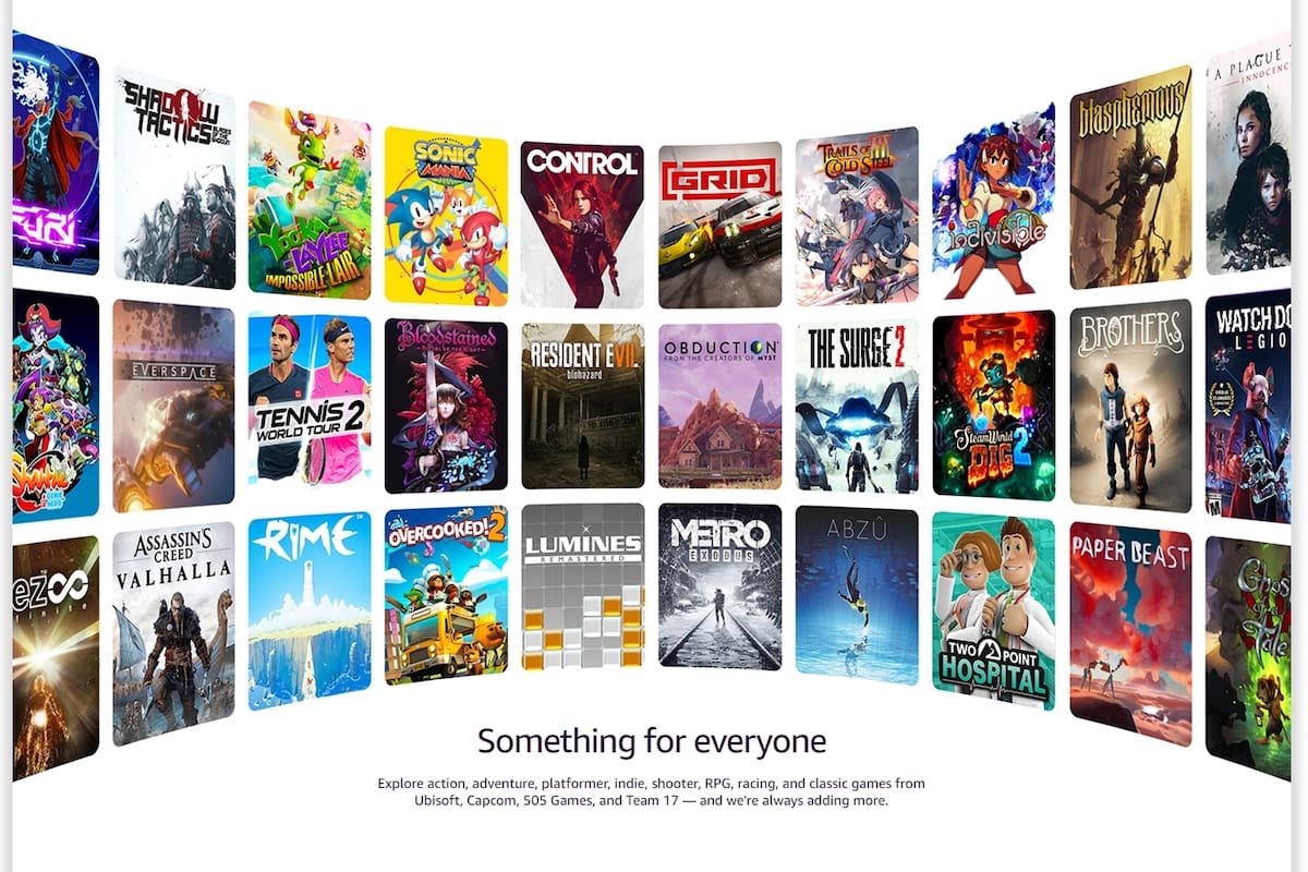 Algunos de los juegos que estarán disponibles con Amazon Luna, el nuevo servicio de streaming de videojuegos, que tendrá un costo de 6 dólares al mes y es compatible con Android, iOS, Windows, macOS y televisores vía Fire TV