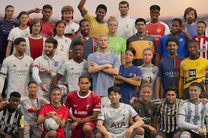 Algunos de los jugadores actuales e históricos que serán parte del EA Sports FC 24, el videojuego de fútbol que ya no es el título oficial de la FIFA