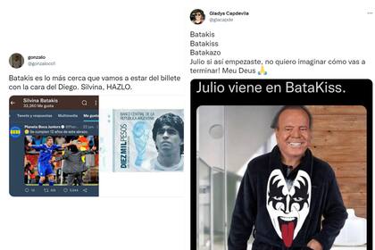 Algunos de los memes luego de la designación de Silvina Batakis
