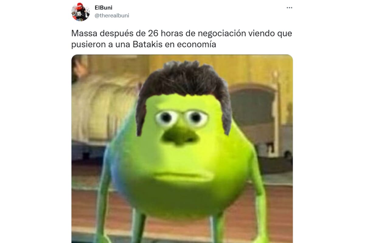 Algunos de los memes luego de la designación de Silvina Batakis