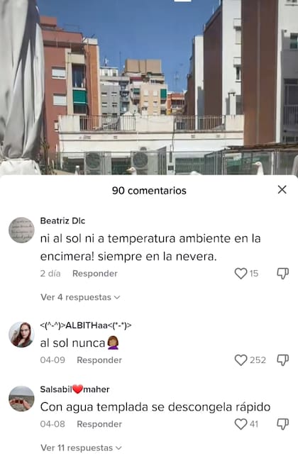 Algunos de los mensajes que los usuarios hicieron en la publicación