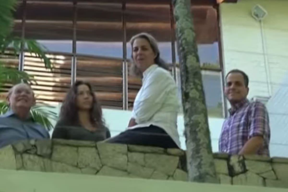 Algunos de los opositores venezolanos refugiados en la embajada argentina