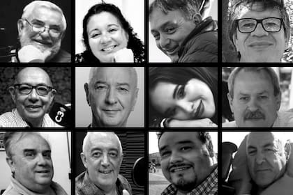 Algunos de los periodistas argentinos fallecidos por Covid-19 en 2020 y lo que va de 2021