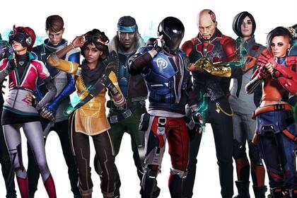 Algunos de los personajes de Hyper Scape, el nuevo Battle Royale de Ubisoft