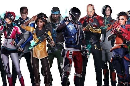 Algunos de los personajes de Hyper Scape, el nuevo Battle Royale de Ubisoft