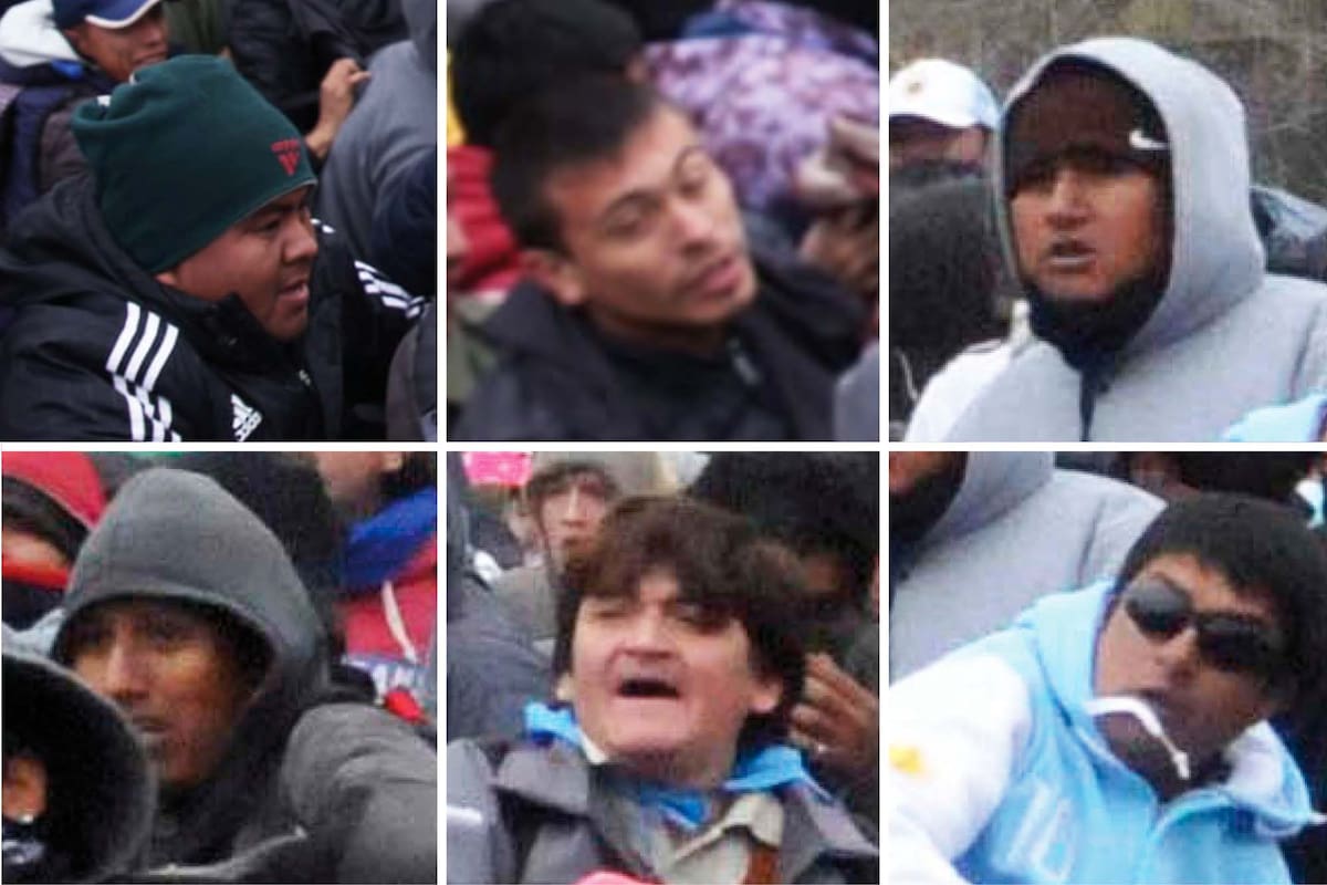 Algunos de los rostros de los incidentes en Jujuy