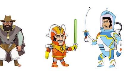 Algunos de los tantos personajes y amigos de Zamba