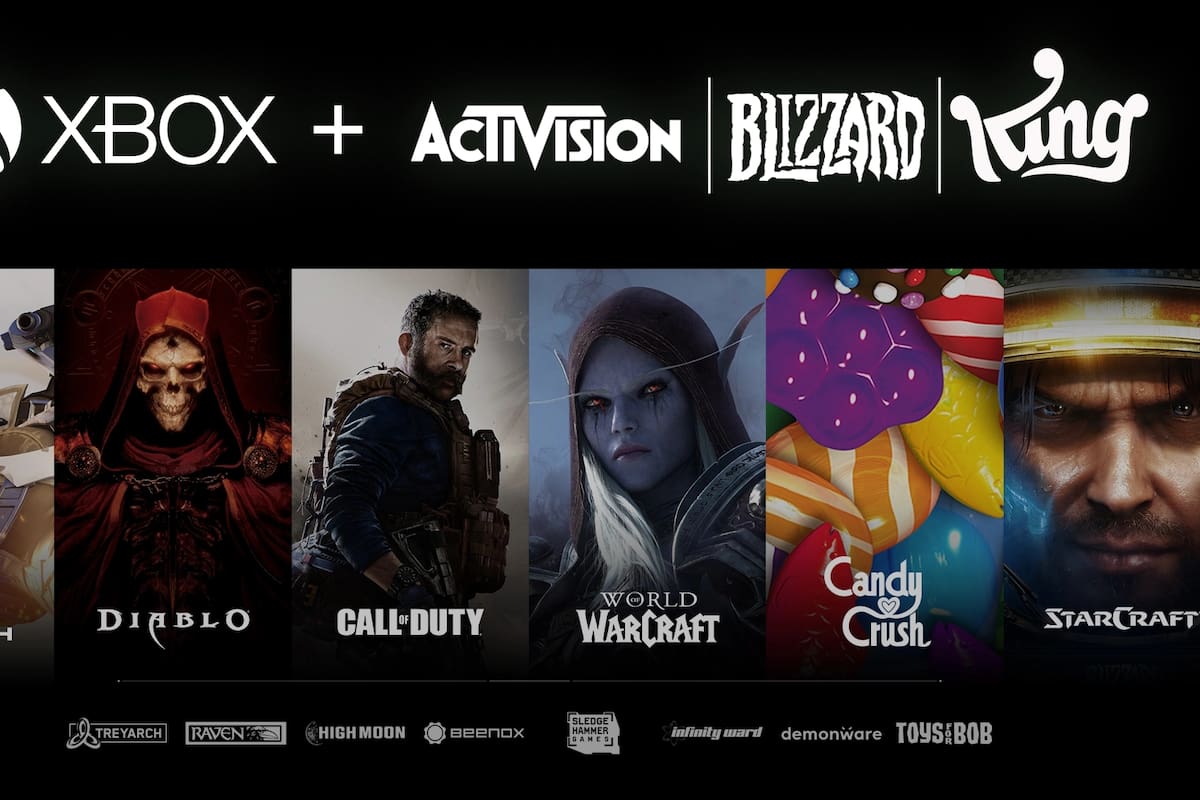 Algunos de los títulos que ahora serán propiedad de Microsoft