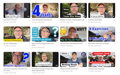 Algunos de los videos de "Papá, cómo hago para"