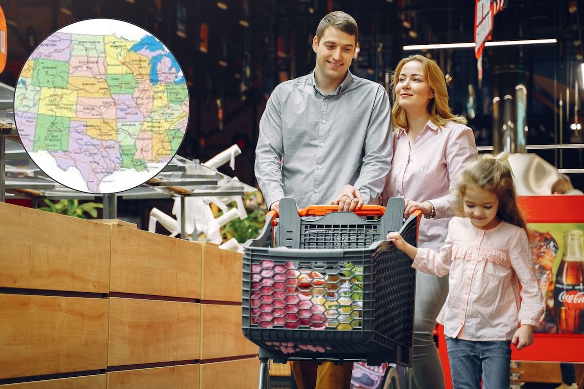 Algunos estados ofrecen más facilidad para que las familias inmigrantes reciban SNAP (Canva)