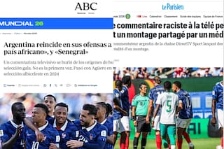 Medios europeos reaccionaron a un falso comentario racista de un relator argentino hecho con IA en Francia-Senegal