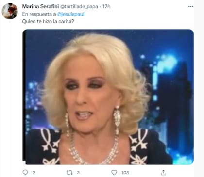 Algunos recordaron la pregunta de Mirtha a la abogada hot
