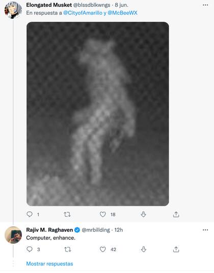 Algunos twitteros aseguraron que estaba editada por computadora