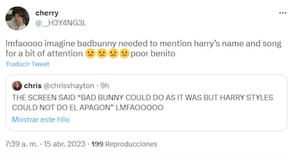Algunos usuarios consideraron que el mensaje de Bad Bunny solo era para llamar la atención